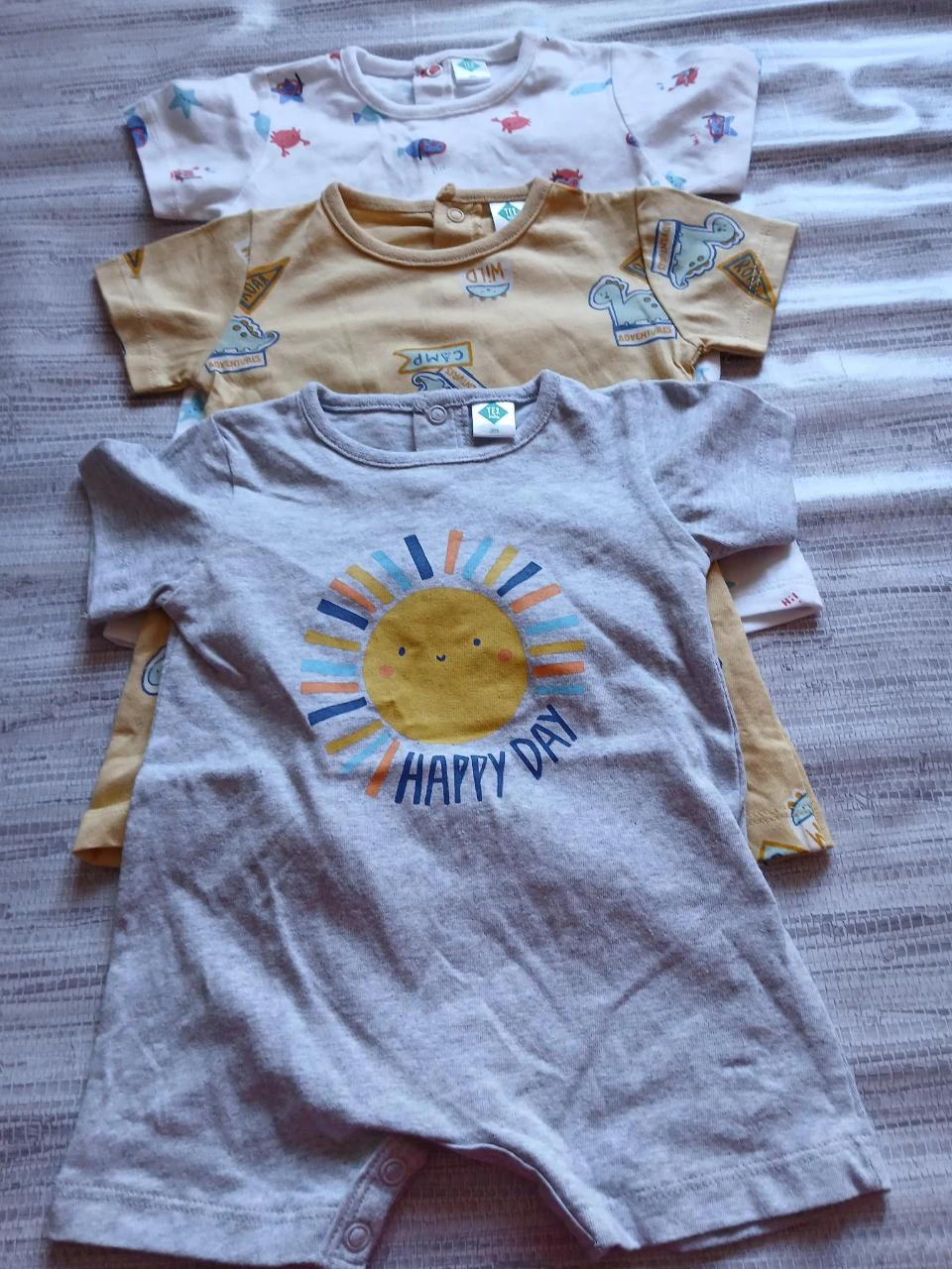 lot 3 barboteuses combishorts garcon tex baby 60 cm 3 mois